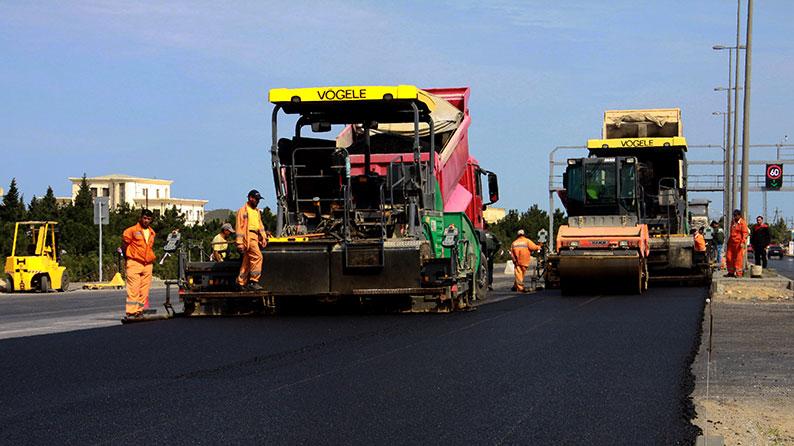 Reconstruction of Altiagac – Khizi motorway