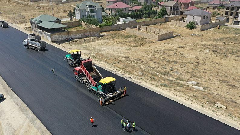 Construction of Pirshagi-Novkhani-Khirdalan highway (28,6 km)